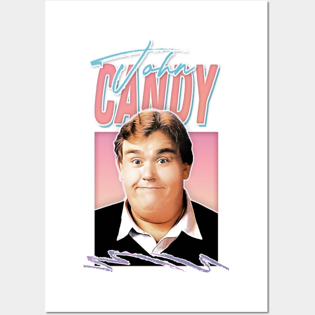 John Candy / 80s Style Retro Fan Art Wall Art by DankFutura